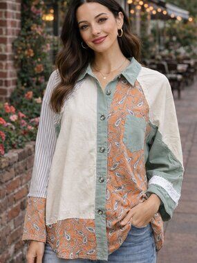 POL button down shirt; size medium